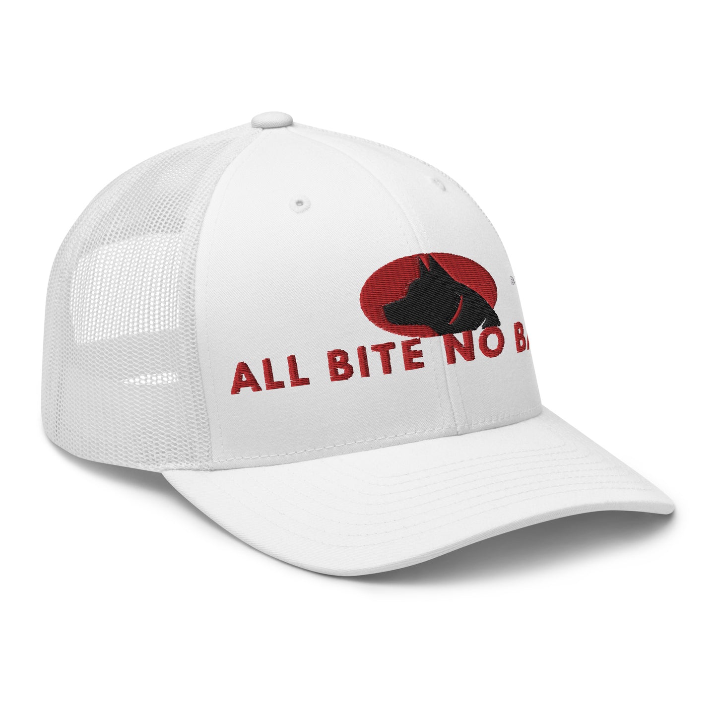 All Bite No Bark Trucker Cap