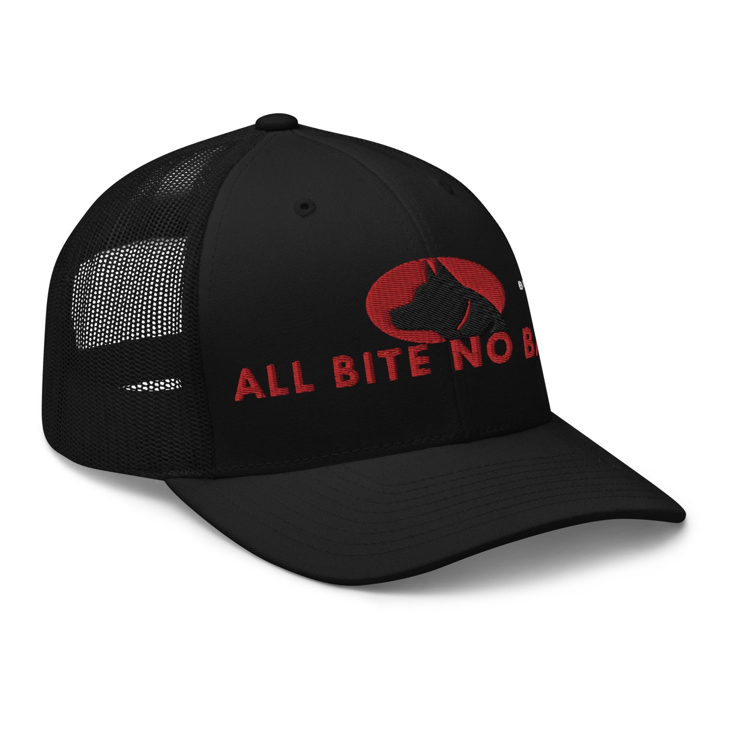 All Bite No Bark Trucker Cap