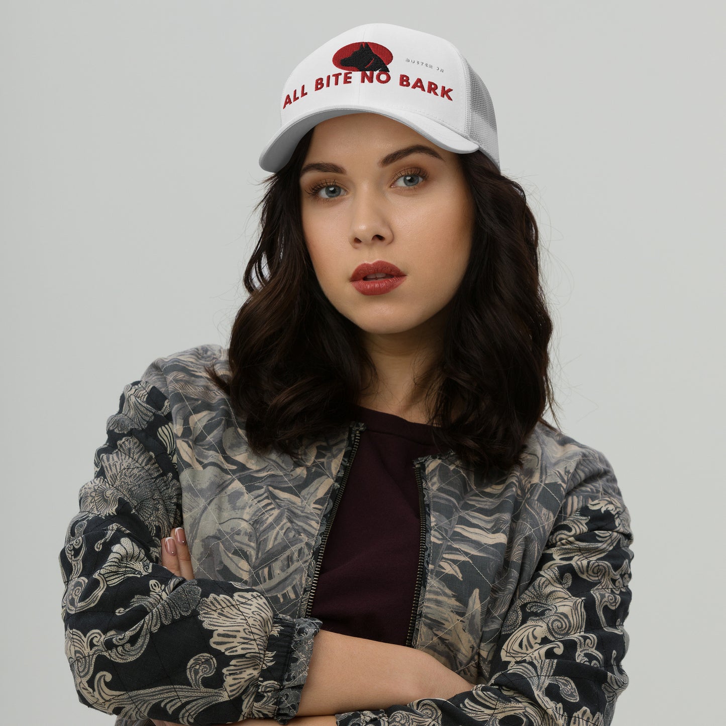 All Bite No Bark Trucker Cap